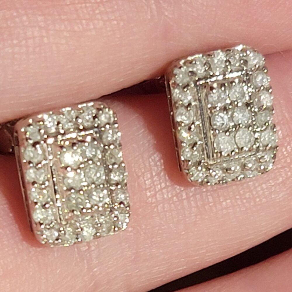 White Diamond Earring 1.5ctw